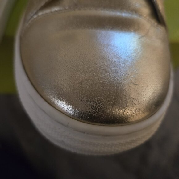 Michael Pasinkoff Gold Leather Star High-Top sz 9 / 40 - Picture 8 of 8